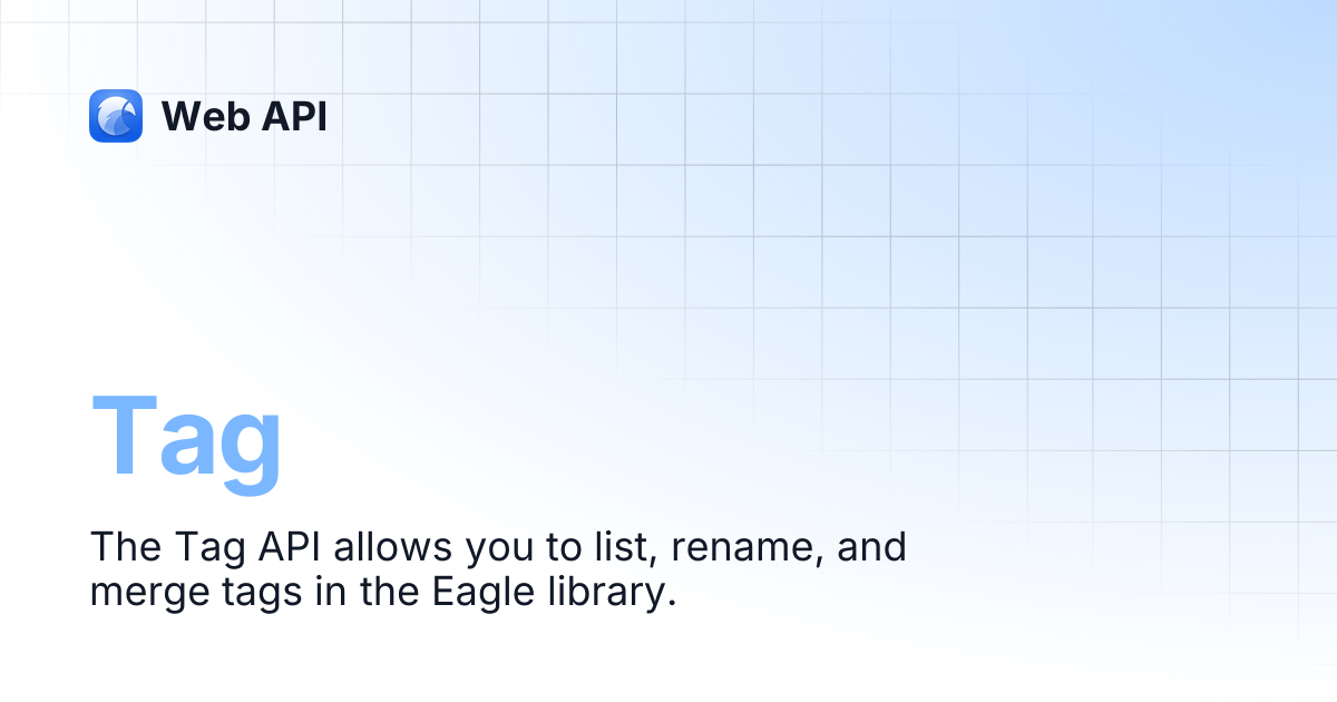 Tag | Web API